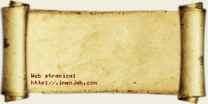 Jana Pejčić vizit kartica